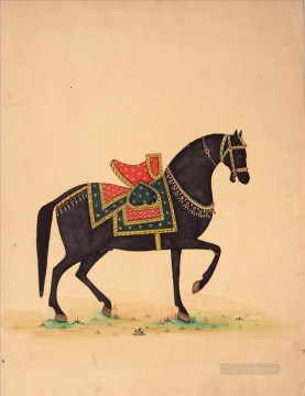 caballo negro Pinturas al óleo